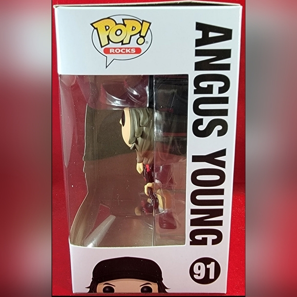 Angus young of acdc funko # 91 (nib)    with pop protector - Picture 5 of 7